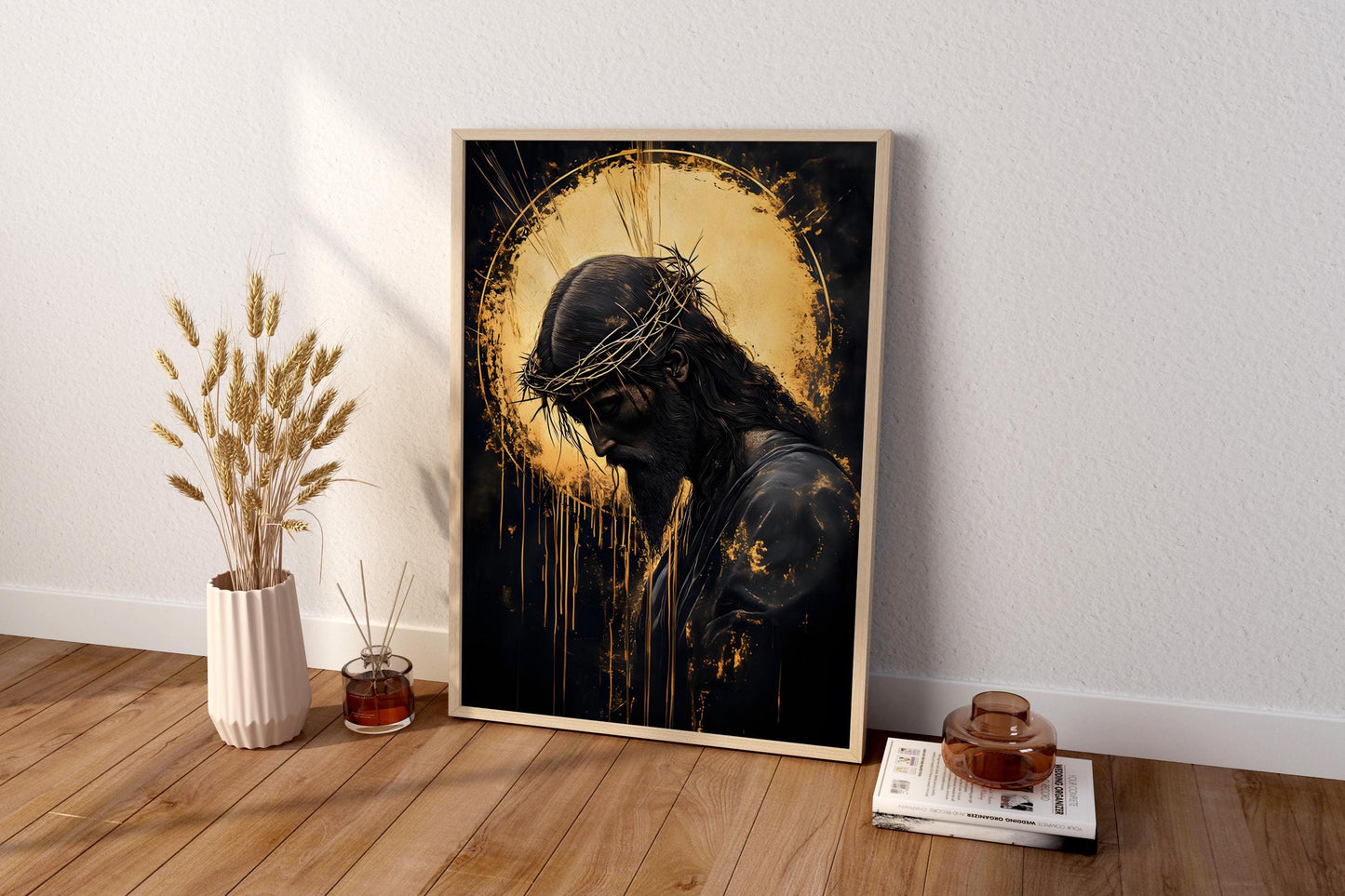 Jesus Leinwand-Wandkunst, Jesus Weihnachtsgeschenk, Jesus Wandkunst, Jesus Drucke, Jesus Poster, Weihnachtliche Wandkunst, Jesus Christus Drucke