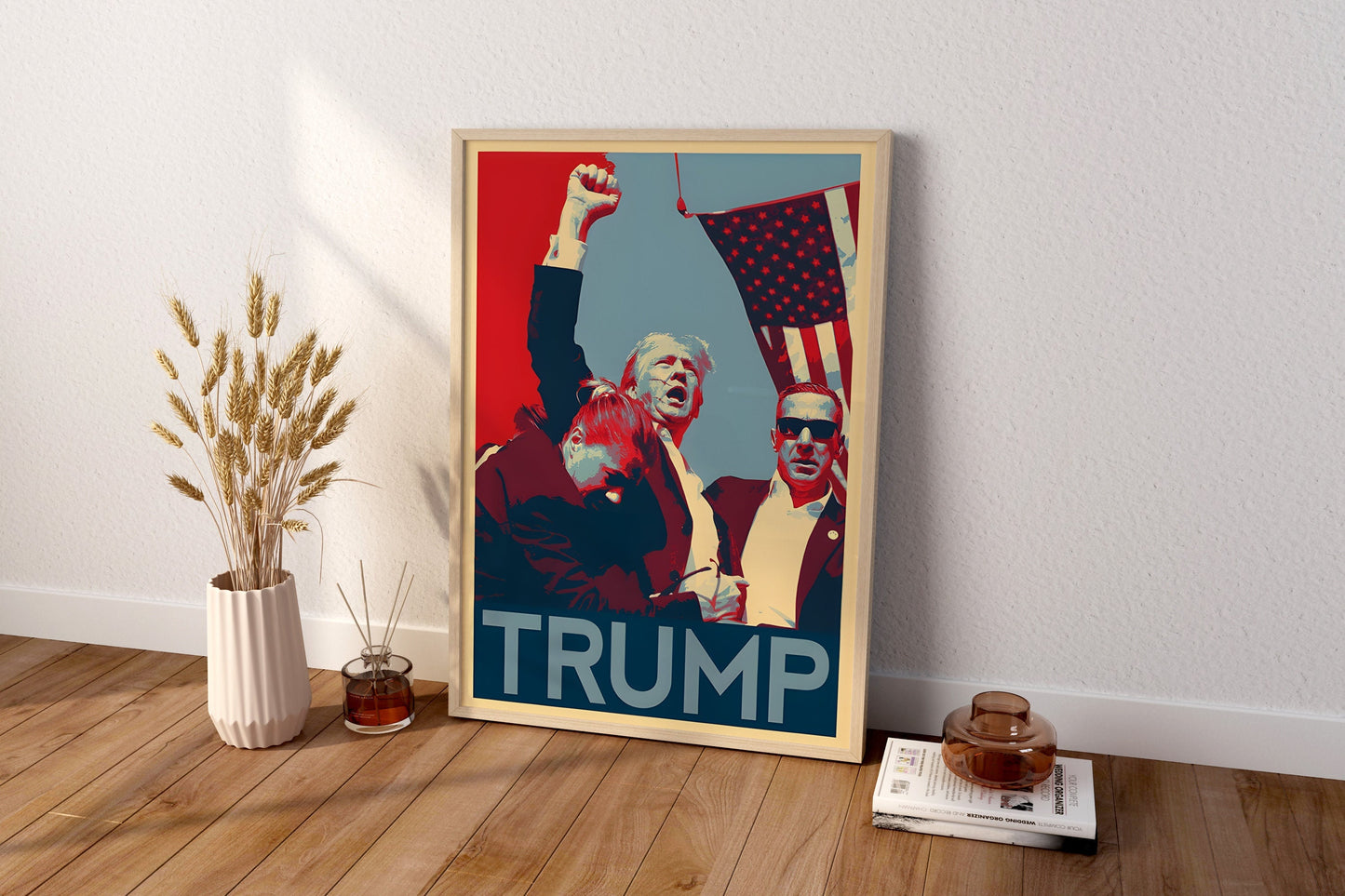 Donald Trump Pop Art, Trump Poster, USA Präsident Poster, Gerahmte Leinwand Wandkunst, Leinwand Wanddekoration, Leinwand Wandkunst, Pop Art Leinwand Poster