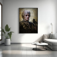 Baldur's Gate Astarion Wandkunst, Astarion Leinwand-Wandkunst, Astarion Poster, Hochelfen-Kunst, Gaming Wandkunst, Gaming Poster