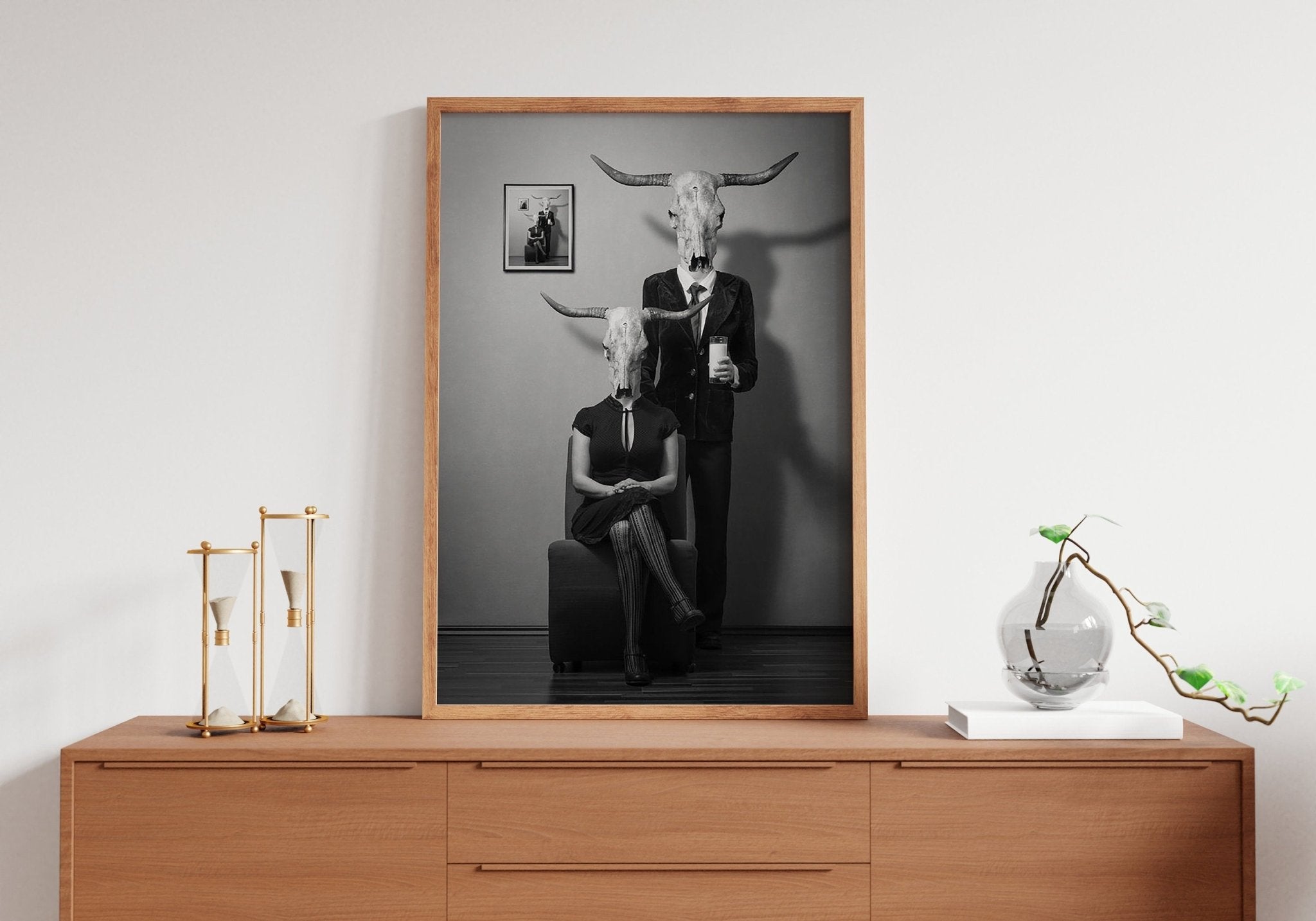 Dark Theme Skull Canvas Poster - Canvasworkshop