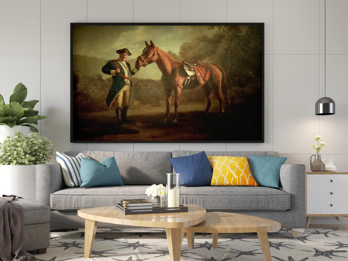 Classic Equestrian Wall Art for Living Room or Canvas Wall Decor