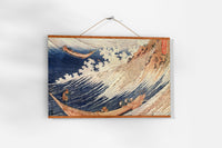 Ukiyo-e Leinwand-Wanddekoration: Die Große Welle von Hokusai