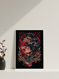 Anime Leinwandbild, japanisches Leinwandbild, japanische Kunstleinwand, Anime Poster, gerahmte Anime Leinwand, Geschenk für Gamer, Geschenk für Ihn