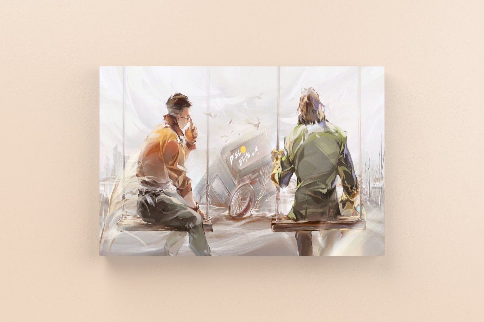 Disco Elysium Canvas Wall Art - Canvasworkshop