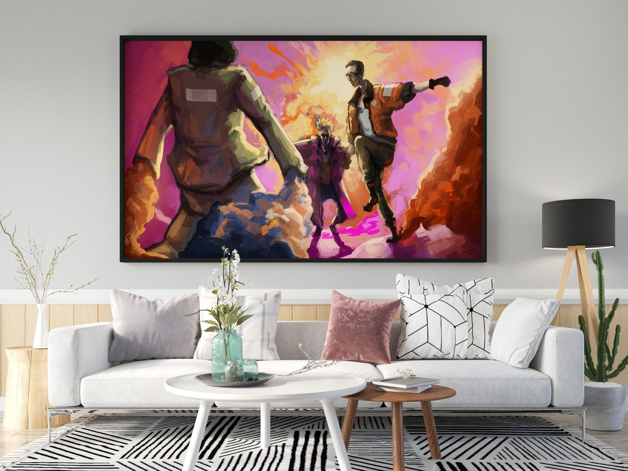 Disco Elysium Canvas Wall Art - Canvasworkshop