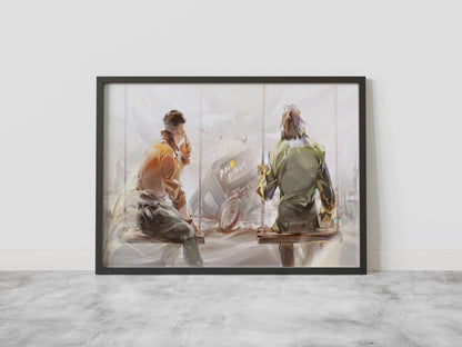 Disco Elysium Canvas Wall Art - Canvasworkshop