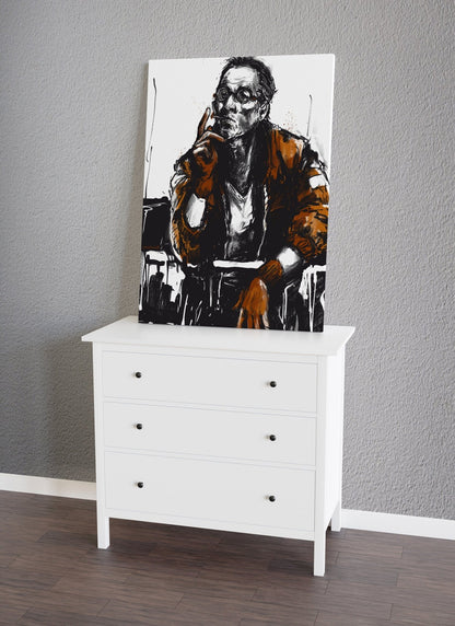 Disco Elysium Kim Kitsuragi Canvas Poster - Canvasworkshop