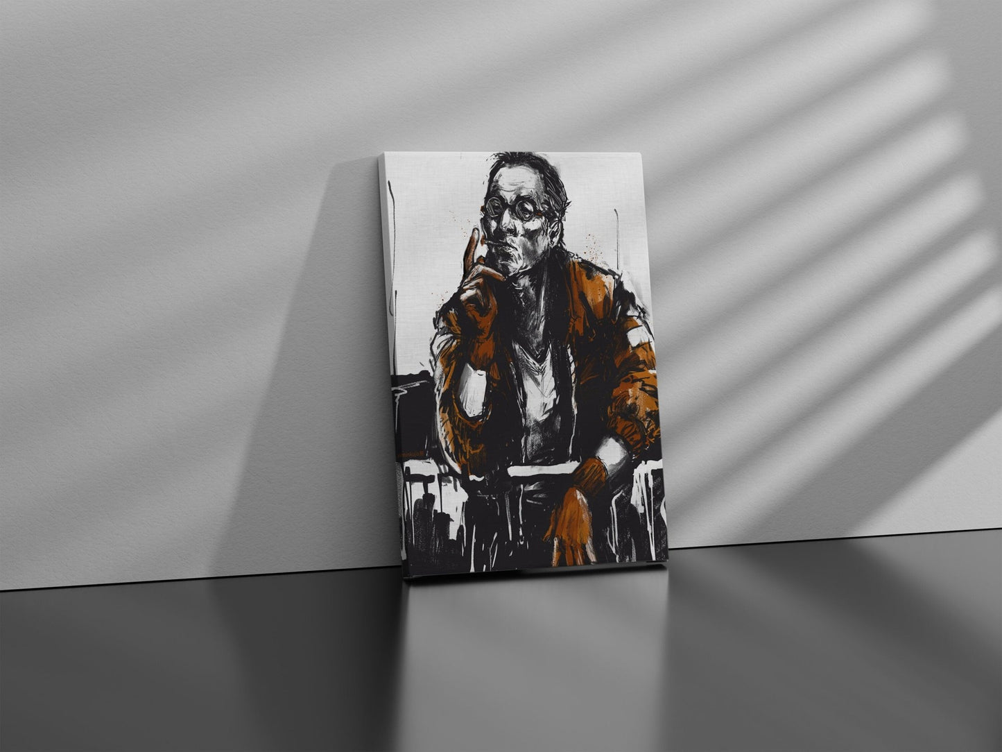 Disco Elysium Kim Kitsuragi Canvas Poster - Canvasworkshop