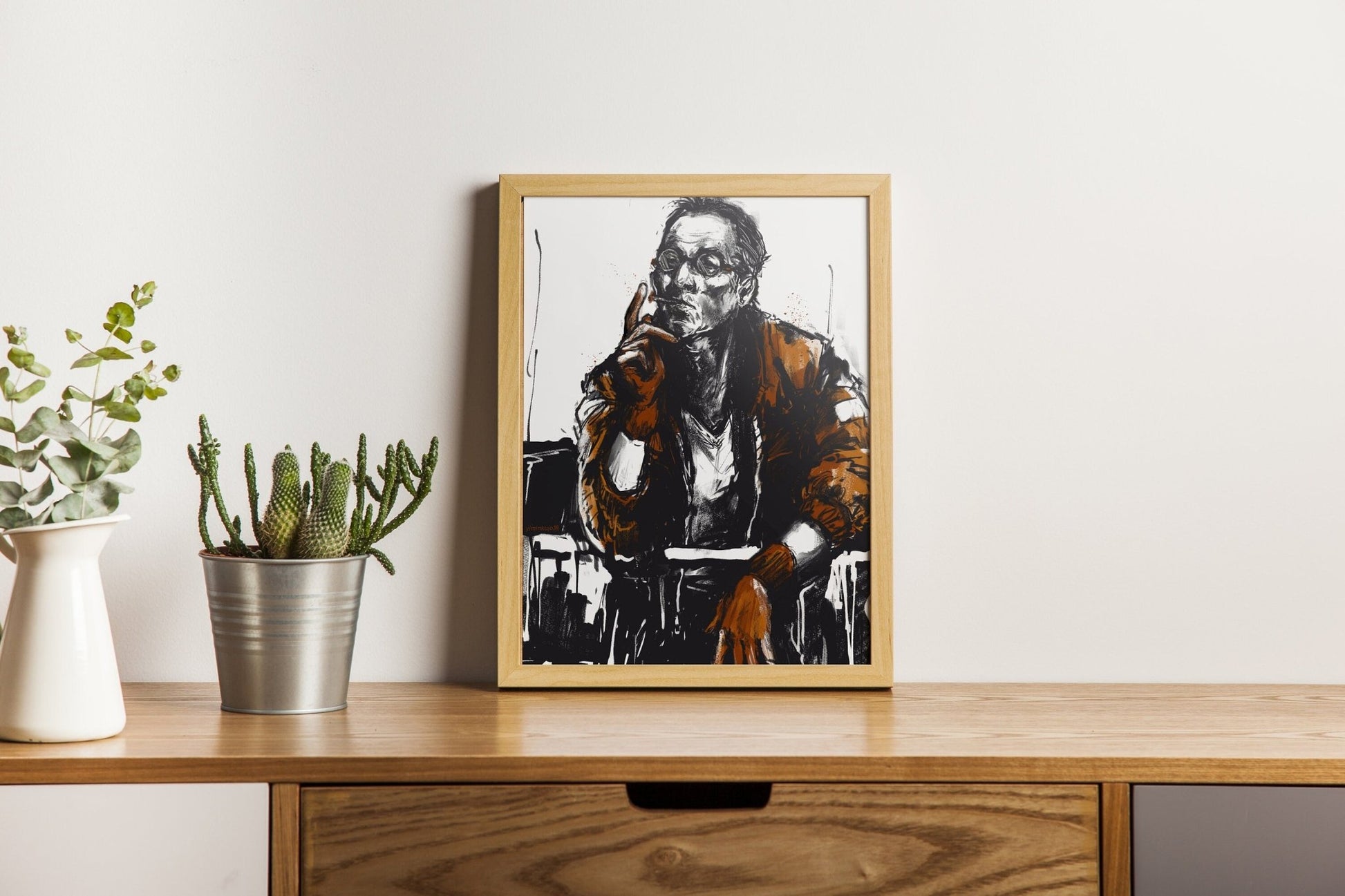 Disco Elysium Kim Kitsuragi Canvas Poster - Canvasworkshop