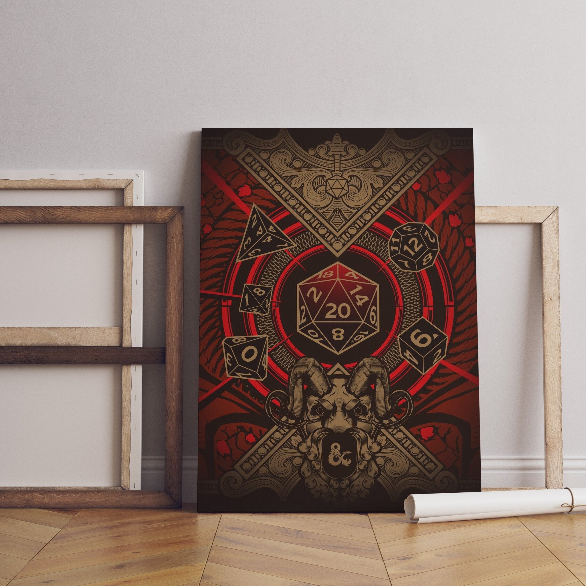 Dungeons & Dragons Canvas Poster - Canvasworkshop