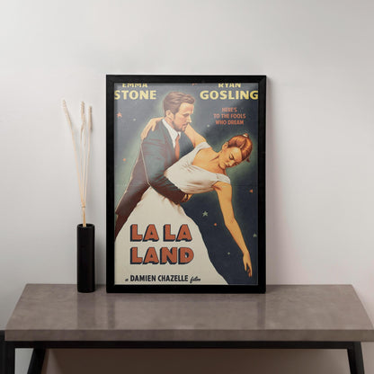 La La Land Filmplakat - Atemberaubende Kinokunst Leinwand