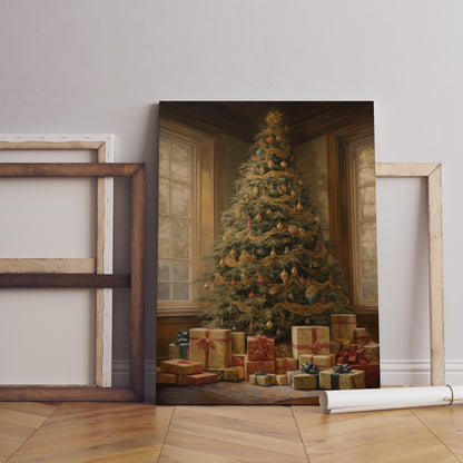 Christmas Tree canvas wall art