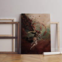 Elden Ring Canvas Wall Art, Malenia Poster, Malenia Wall Art, Elden Ring Canvas Wall Decor, Gaming Poster, Gift For Gamers, Malenia