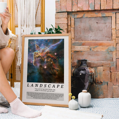 NASA-Weltraumteleskopbilder – Atemberaubende kosmische Poster-Kunst