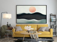Georgia O'Keeffe Canvas Wall Art, Georgia O'Keeffe Sunset, Long Island Canvas Print, Sunset Canvas Art, Canvas Print Art, Famous Wall Art