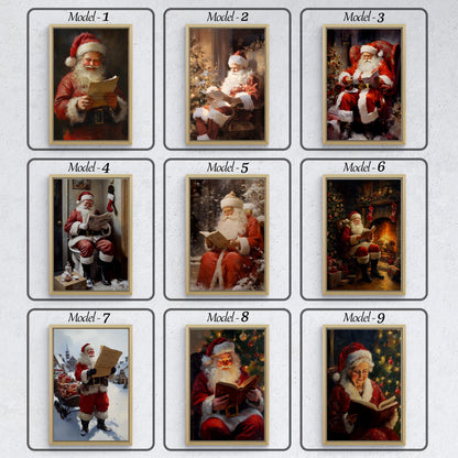 Weihnachtsmann & Weihnachtsdeko-Kunst - Festliche Feiertagsdrucke, Weihnachtsgeschenk