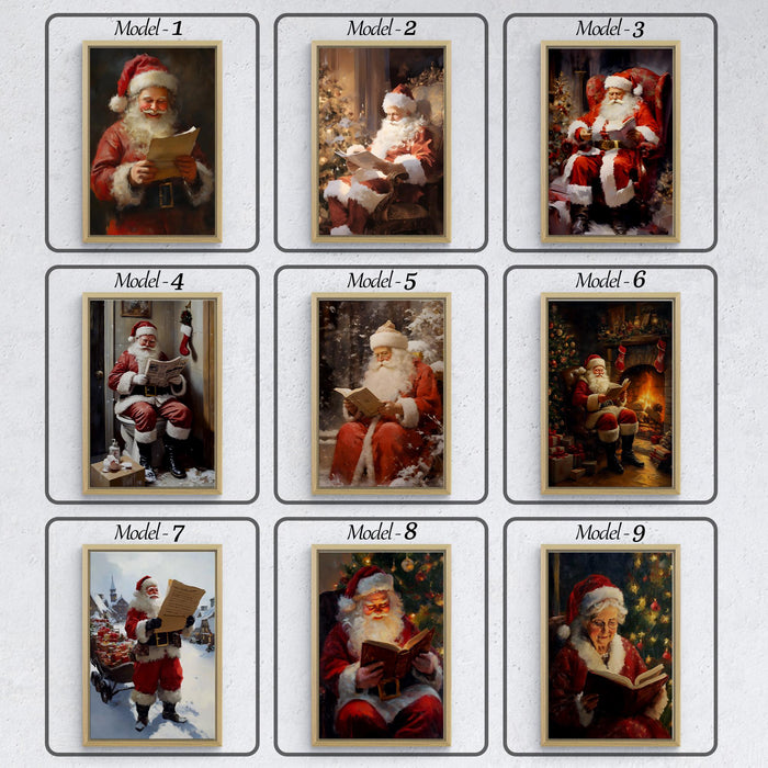 Weihnachtsmann & Weihnachtsdeko-Kunst - Festliche Feiertagsdrucke, Weihnachtsgeschenk