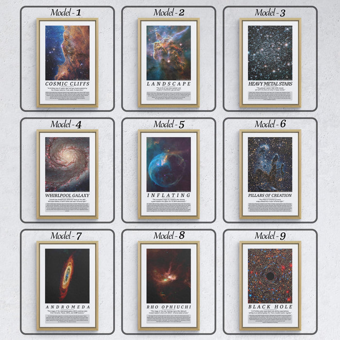 NASA Space Telescope Images Canvas Print