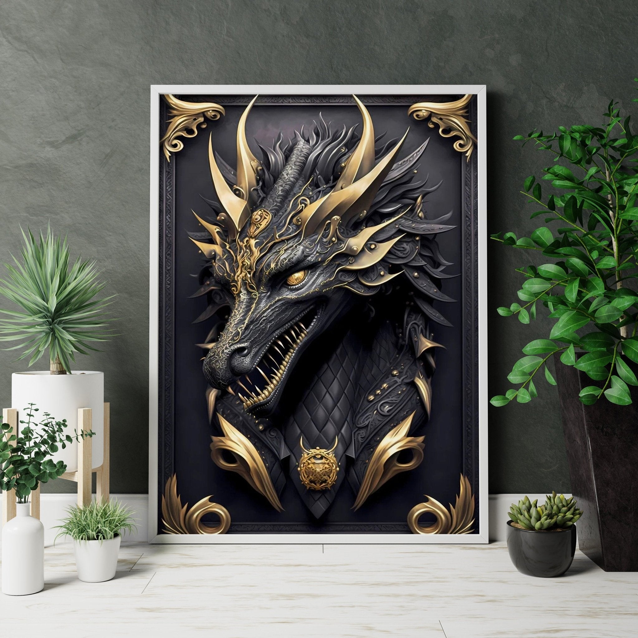 Egypt Concep Mythology Animal Canvas Poster - Canvasworkshop