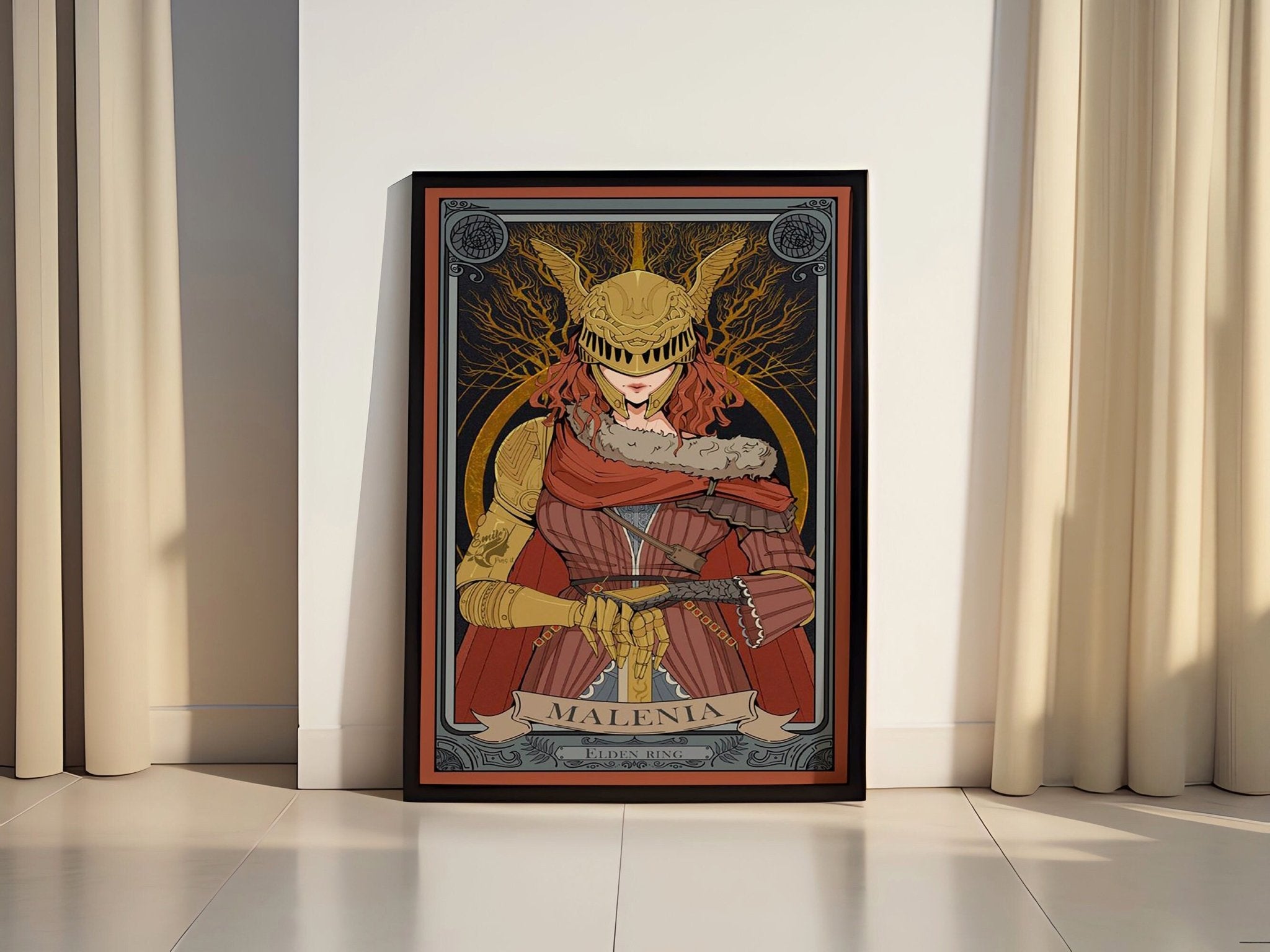 Elden Ring Malenia Canvas Poster - Canvasworkshop