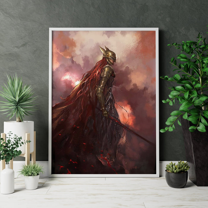 Elden Ring Malenia Leinwandposter