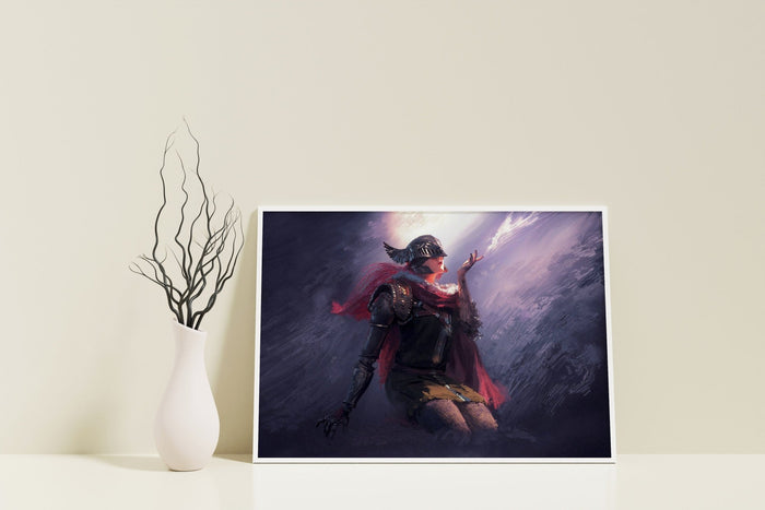 Elden Ring Malenia Leinwandposter