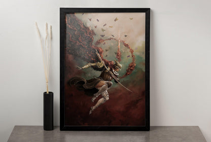 Elden Ring Malenia Canvas Wall Art - Canvasworkshop