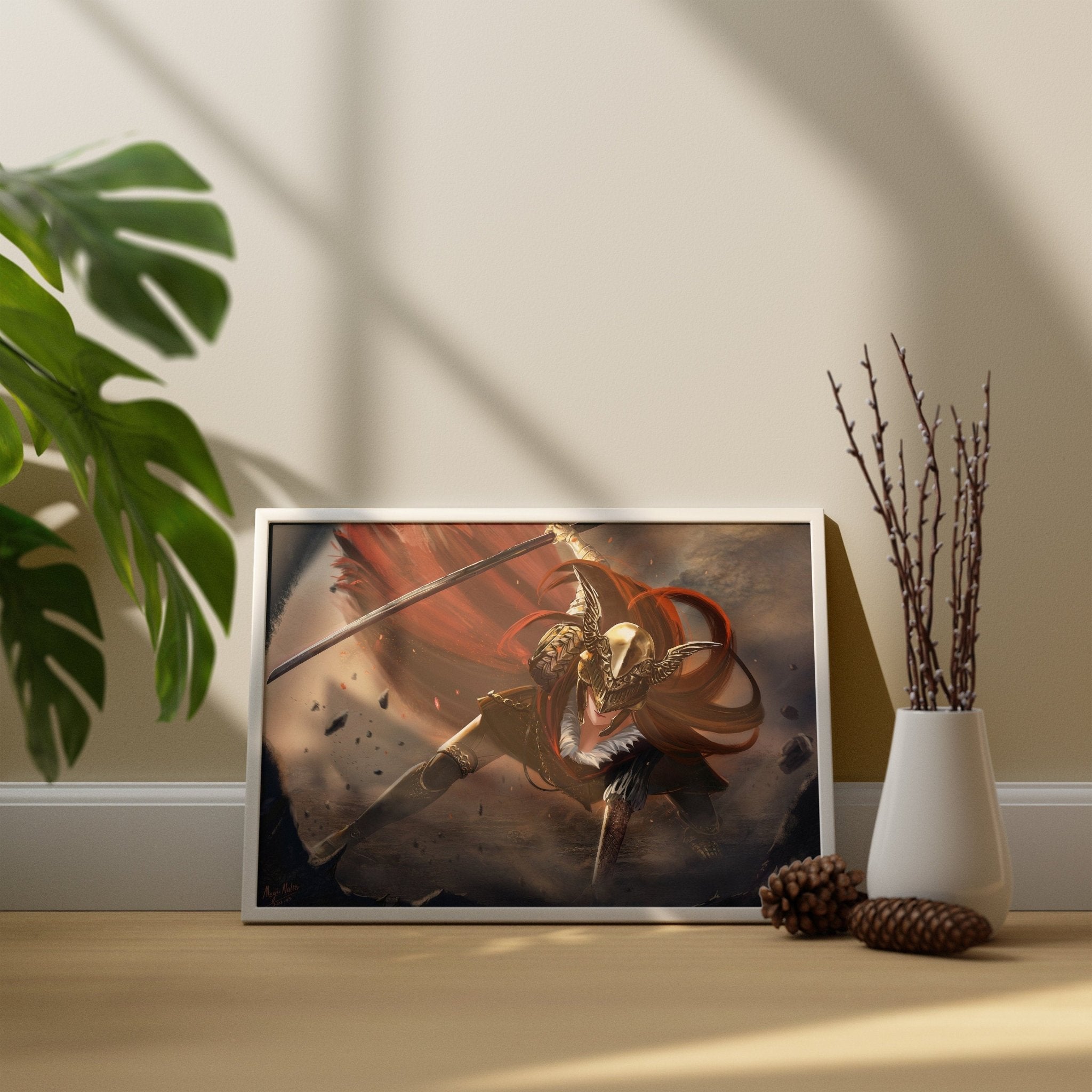 Elden Ring Malenia Canvas Wall Decor - Canvasworkshop
