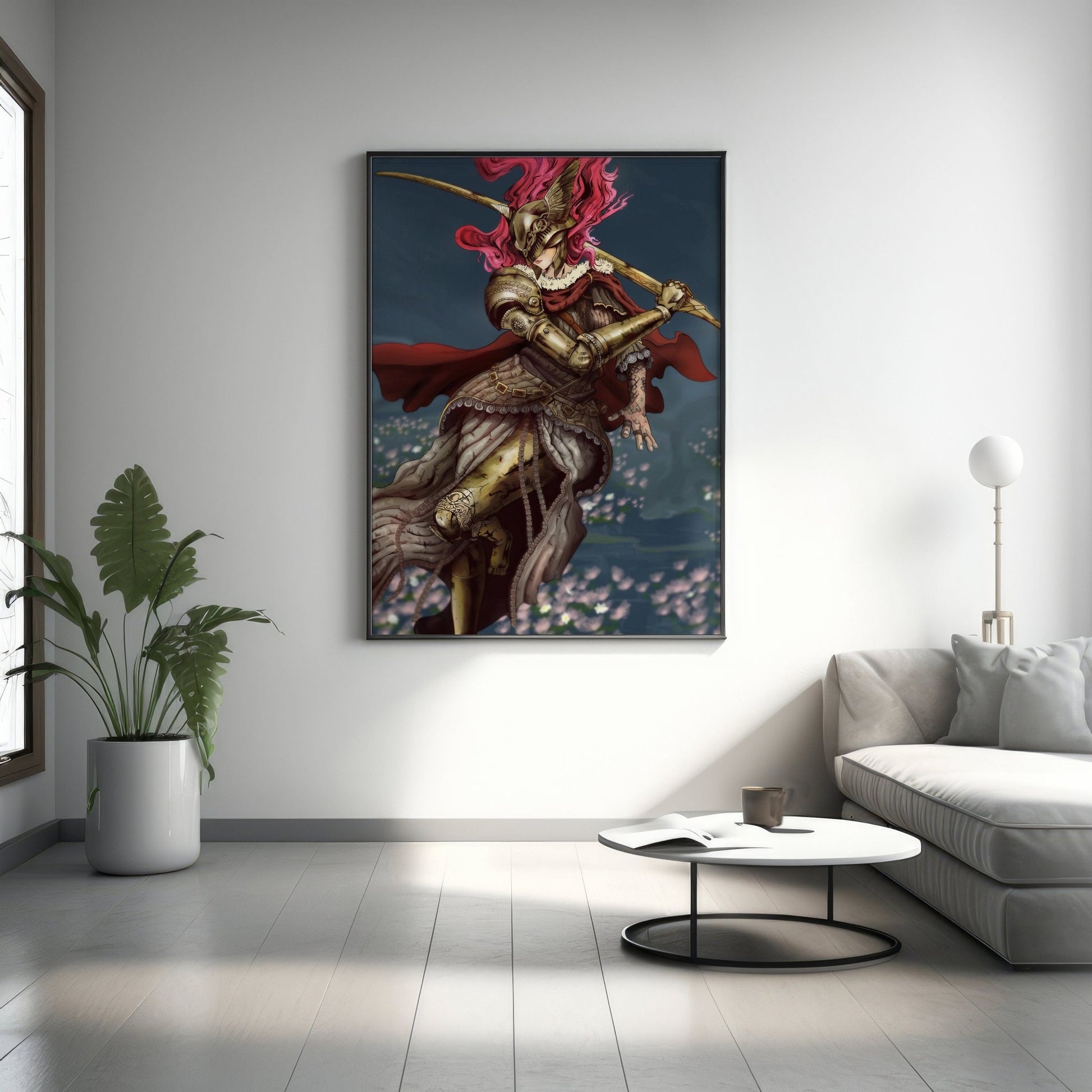 Elden Ring Malenia Poster Canvas Wall Decor - Canvasworkshop