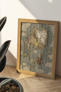 Elden Ring World Map Canvas Art - Canvasworkshop