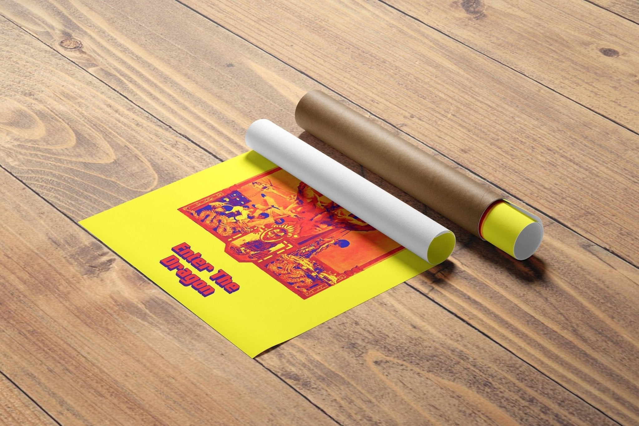 Enter the Dragon Retro Movie Canvas Poster - Canvasworkshop