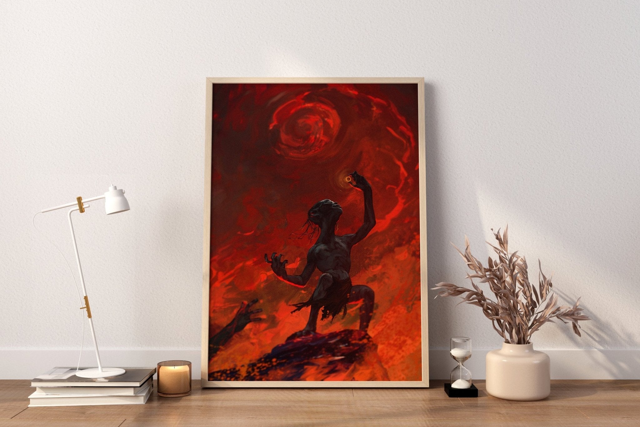 Evil Gollum Canvas Wall Art - Canvasworkshop