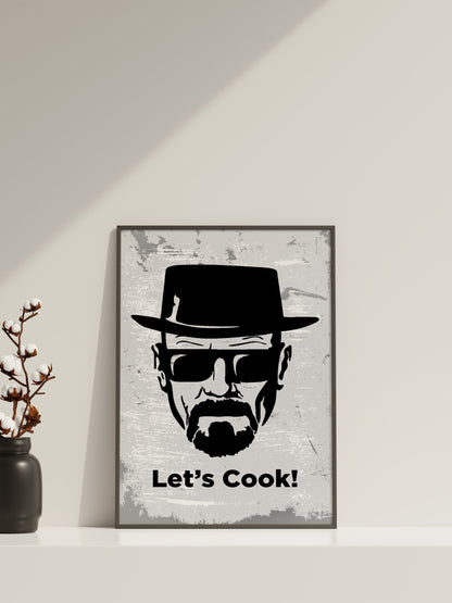 Let's Cook! Leinwandbild, Heisenberg Leinwandbild, Film Leinwand Poster, Heisenberg Poster