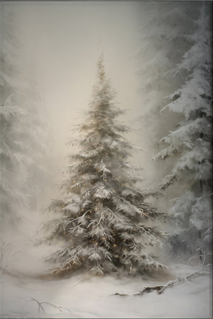 Christmas Tree Canvas Print