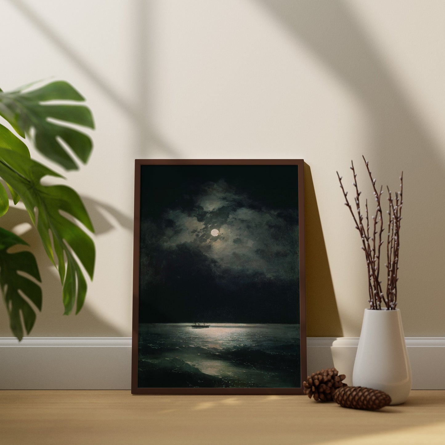 Iwan Aiwasowski Leinwand-Wandbild, Iwan Aiwasowski Das Schwarze Meer, Beliebte Kunst-Leinwand, Meer-Leinwandbild, Leinwanddruck-Kunst, Berühmte Wandkunst