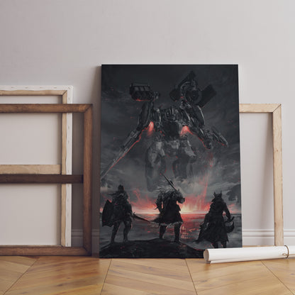 Gaming-Leinwandbilder, Armored Core Leinwand-Wanddeko, Gaming-Poster, Geschenk für Gamer, Dark Souls Poster, Dishonored Poster
