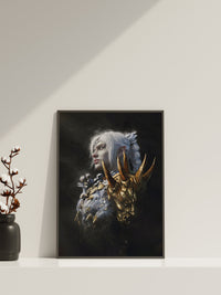 Baldur's Gate Schattenherz Leinwandbild, Baldur's Gate Leinwandposter, Gaming Wandkunst, Geschenk für Gamer