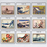 Ukiyo-e Leinwand-Wanddekoration: Die Große Welle von Hokusai