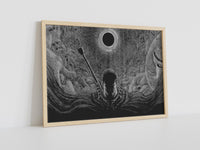 Anime Leinwand Wandkunst, Anime Poster, Berserk Anime Wandkunst, Berserk Guts Poster, Berserk Schwarz & Weiß Poster, Guts Cool Poster, Berserk Kunst