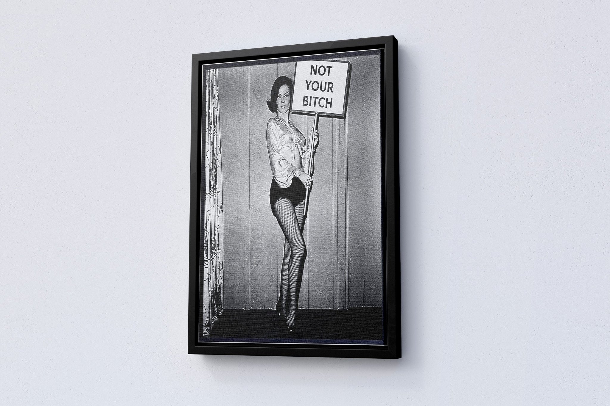 Feminist Women Attitudes Canvas Wall Art - Canvasworkshop