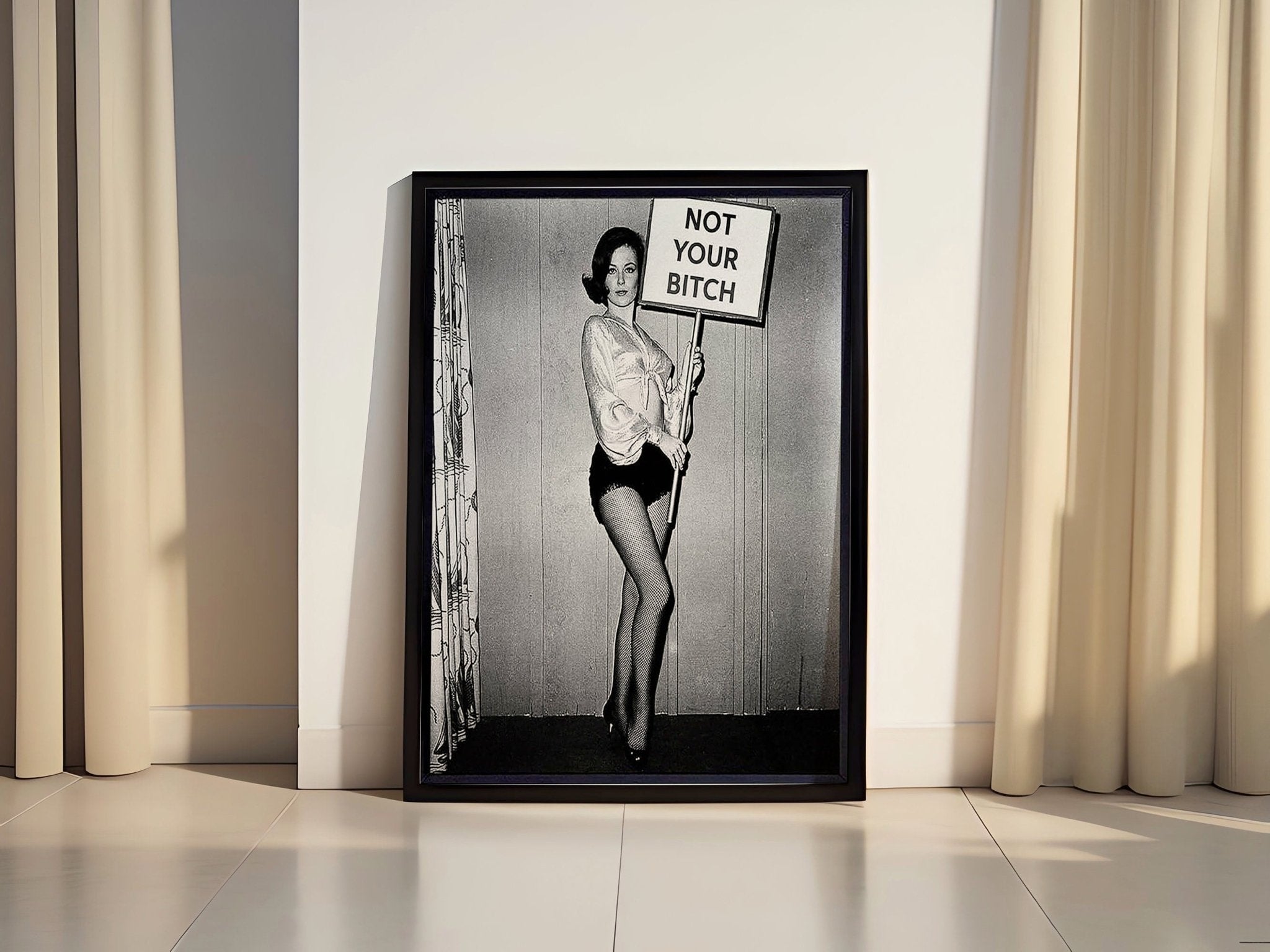 Feminist Women Attitudes Canvas Wall Art - Canvasworkshop