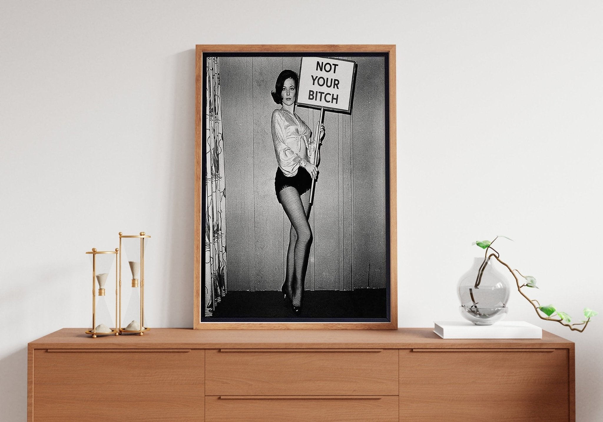 Feminist Women Attitudes Canvas Wall Art - Canvasworkshop