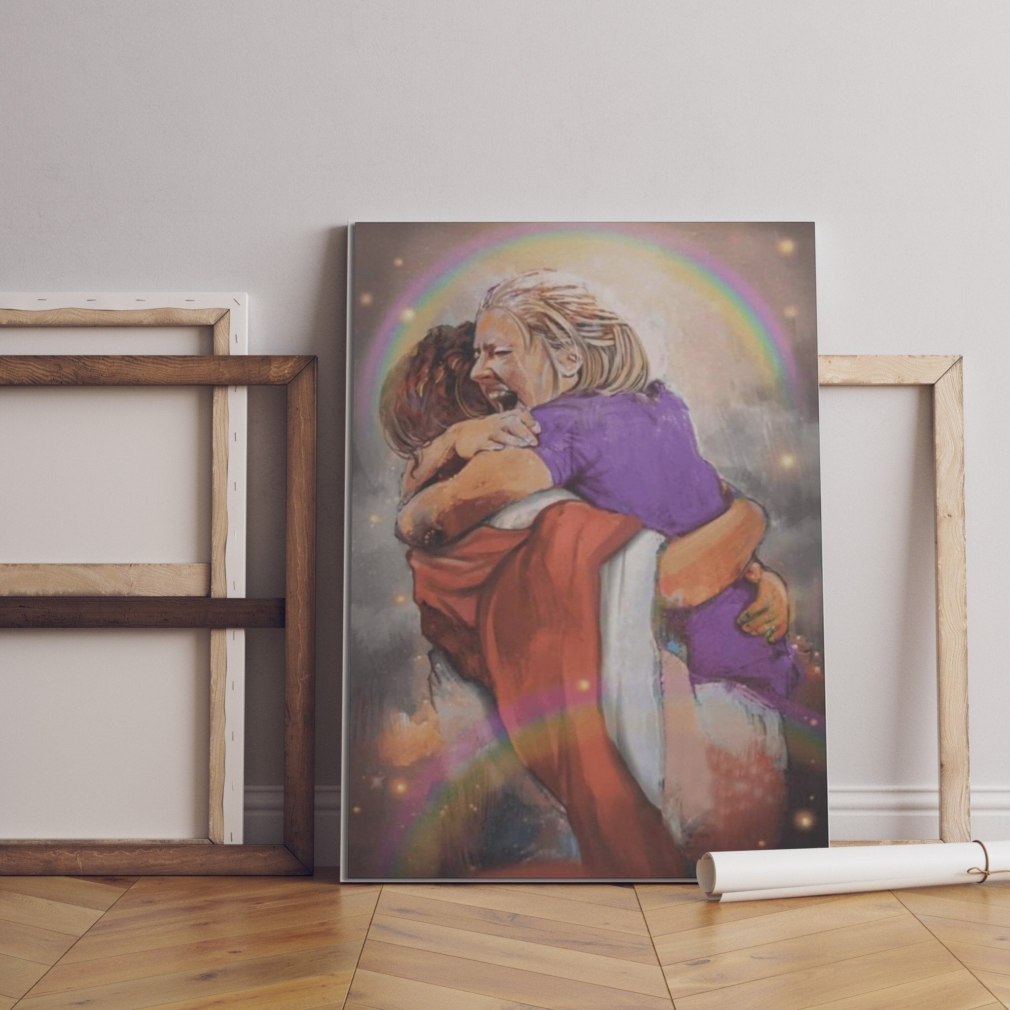 First Day in Heaven Canvas Poster - Canvasworkshop