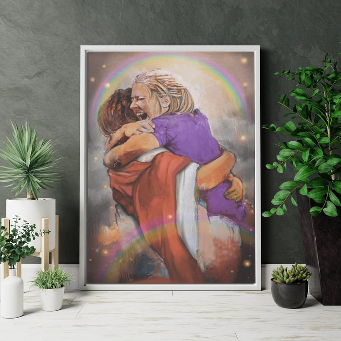 First Day in Heaven Canvas Wall Decor