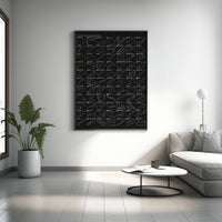 Formula 1 Maps Canvas Wall Decor - Canvasworkshop