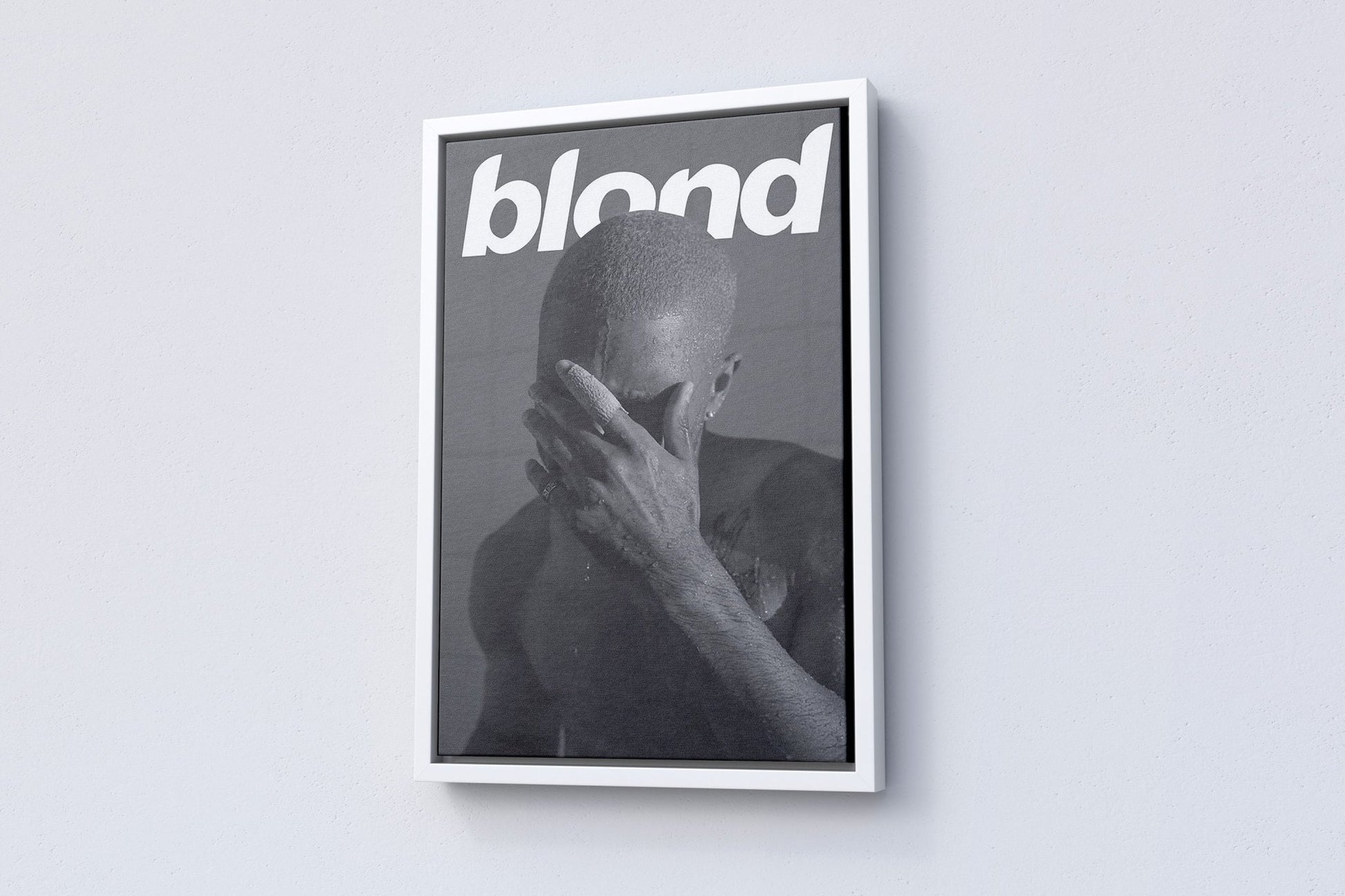 Frank Ocean Blonde Canvas Poster - Canvasworkshop