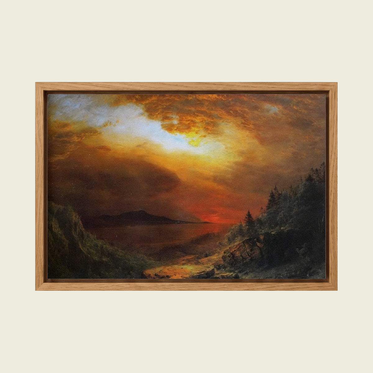 Frederic Edwin Church Mount Desert Island Leinwandbild