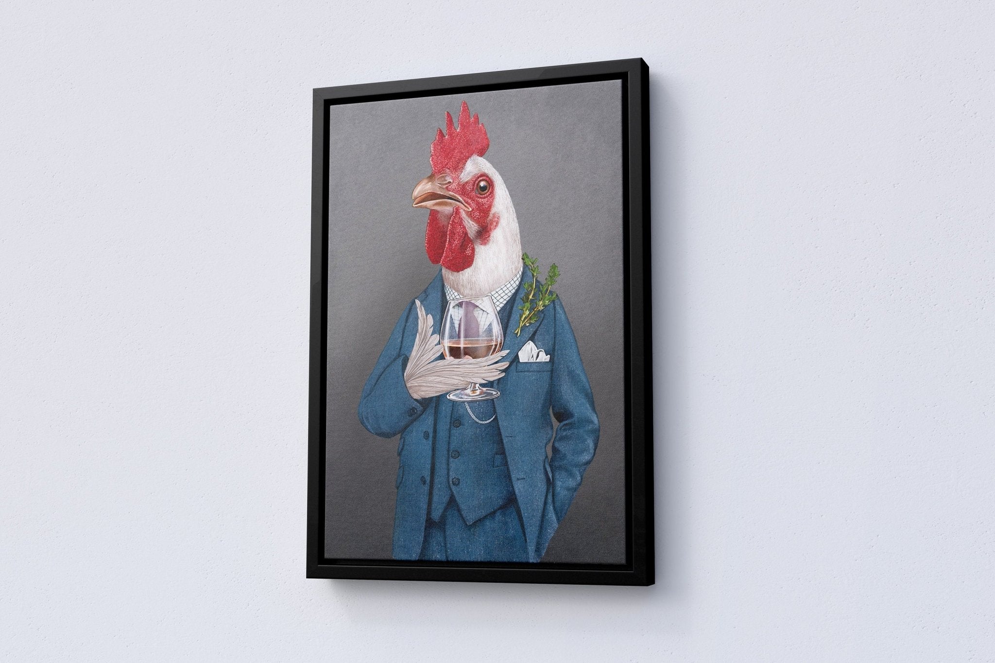 Funny Animal Portrait Canvas Art - Canvasworkshop