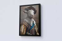 Funny Goat Canvas Poster - Canvasworkshop