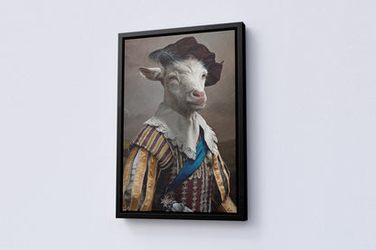 Funny Goat Canvas Poster - Canvasworkshop